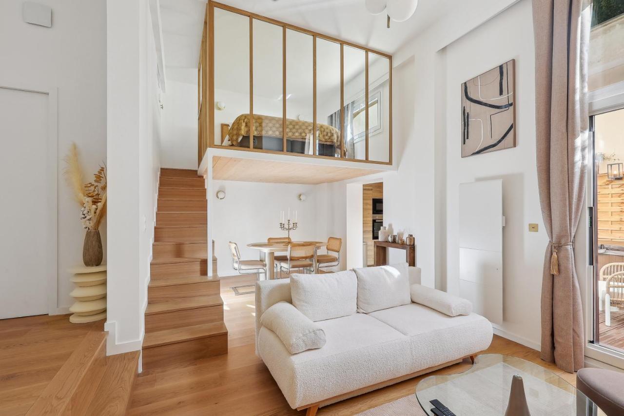Suite Luxueuse Avec Jardin Prive Sauna Et Jacuzzi Párizs Kültér fotó