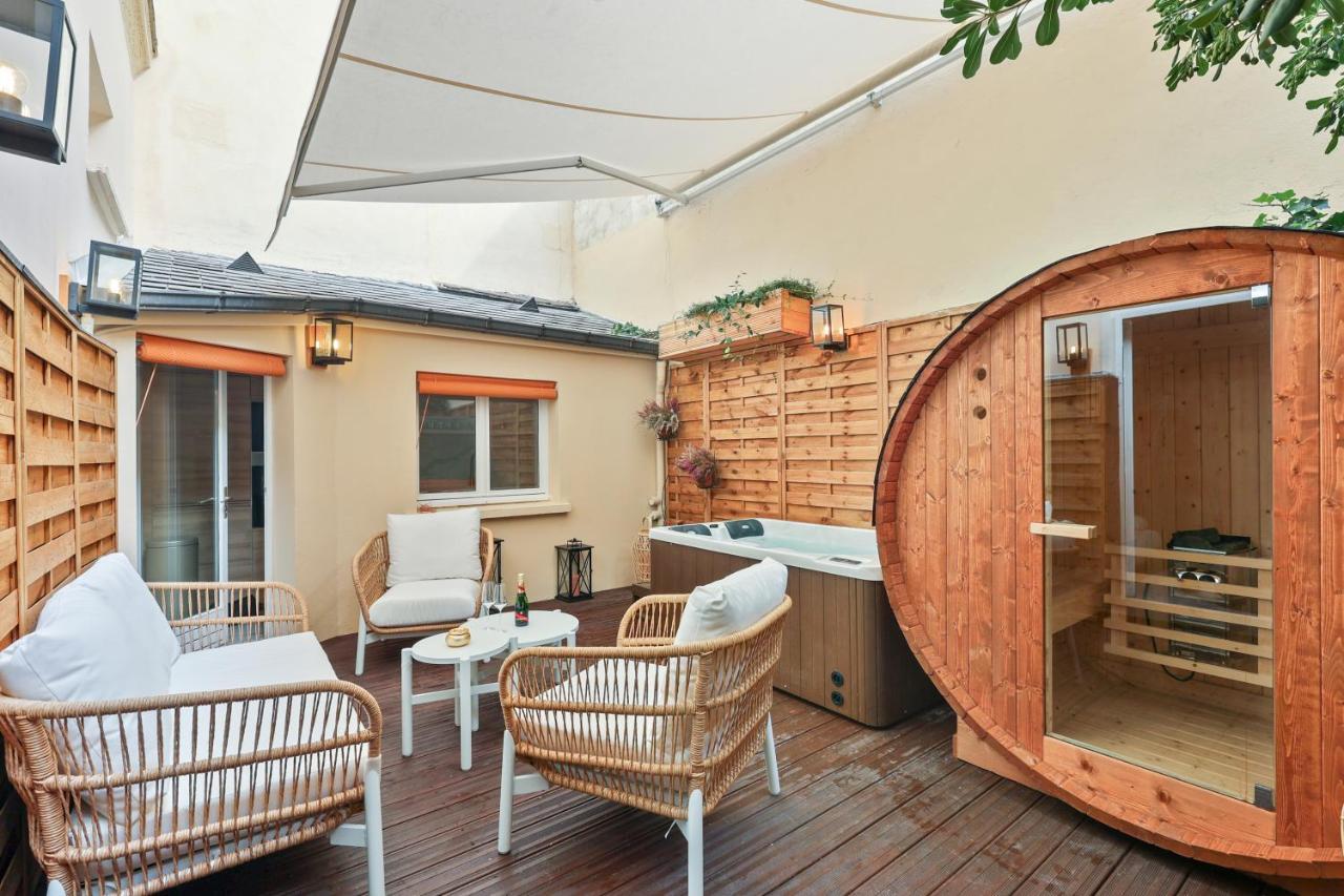 Suite Luxueuse Avec Jardin Prive Sauna Et Jacuzzi Párizs Kültér fotó